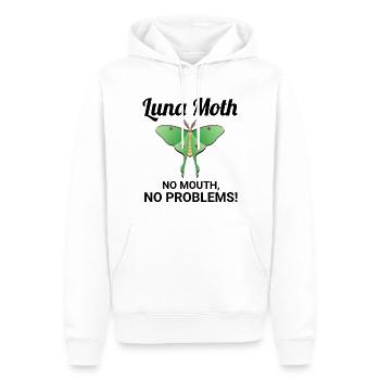 Papillon de nuit Animal Insect Collectionneur Entomologie - Sweat à capuche Premium bio Homme - blanc - Devant - Nico (187cm)