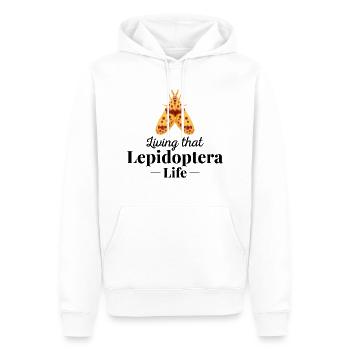 Motte nachtaktives Tier Insektensammler Entomologie - Männer Premium Bio Hoodie - Weiß - Vorne - Nico (187cm)