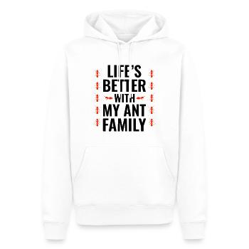 Ameisenhalter Ameisenliebhaber Entomologe Insektensammler - Männer Premium Bio Hoodie - Weiß - Vorne - Nico (187cm)
