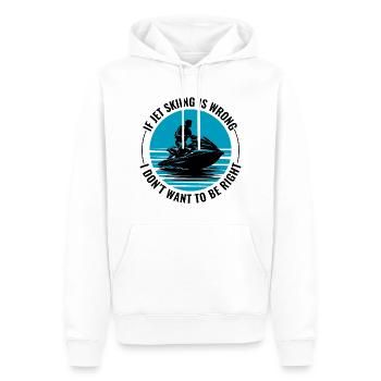 Jetski Wassersport Speed Abenteuer Ocean Ride - Männer Premium Bio Hoodie - Weiß - Vorne - Nico (187cm)