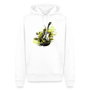 E-Gitarre Gitarre Gitarrist Musik Instrument Rock - Männer Premium Bio Hoodie - Weiß - Vorne - Nico (187cm)