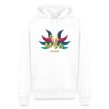 Brasilianischer Samba, Samba do Brasil, Tanz - Männer Premium Bio Hoodie - Weiß - Vorne - Nico (187cm)