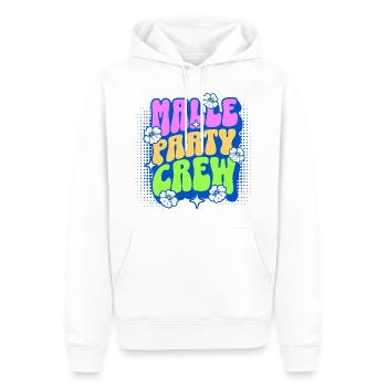 Malle Party Crew - Männer Premium Bio Hoodie - Weiß - Vorne - Nico (187cm)