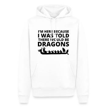 Dragon Boat Racing Crew Paddlers Water Sport - Men’s Premium Organic Hoodie - white - Front - Nico (187cm)