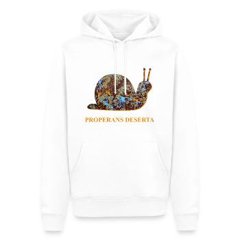 eile mit weile latein schnecke e 85 - Männer Premium Bio Hoodie - Weiß - Vorne - Nico (187cm)