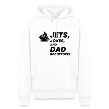 Jetski fahren Papa Humor Wassersport Sommer Spaß - Männer Premium Bio Hoodie - Weiß - Vorne - Nico (187cm)