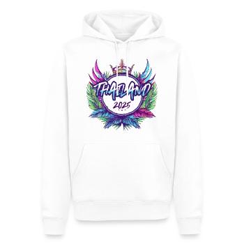 Thailand 2025 Bunt - Männer Premium Bio Hoodie - Weiß - Vorne - Nico (187cm)