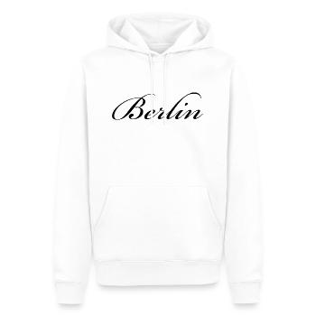 Berlin T-Shirt - Männer Premium Bio Hoodie - Weiß - Vorne - Nico (187cm)