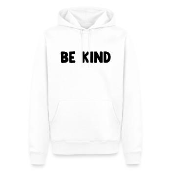 Be Child - Men’s Premium Organic Hoodie - white - Front - Nico (187cm)