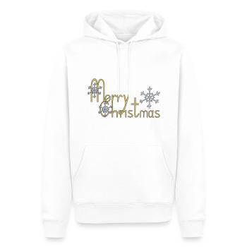 Merry Christmas - Men’s Premium Organic Hoodie - white - Front - Nico (187cm)