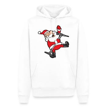 Weihnachtsmann - Männer Premium Bio Hoodie - Weiß - Vorne - Nico (187cm)