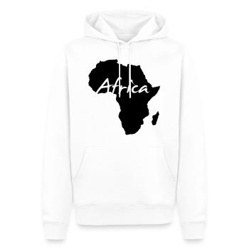 Afrique continent wildnis Safari animaux sauvages Reggae - Sweat à capuche Premium bio Homme - blanc - Devant - Nico (187cm)