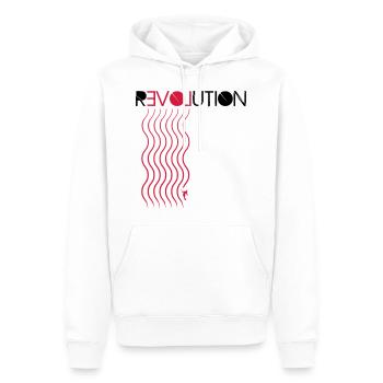 Love Revolution Ski - Sweat à capuche Premium bio Homme - blanc - Devant - Nico (187cm)