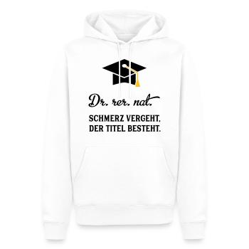 drrernat - Männer Premium Bio Hoodie - Weiß - Vorne - Nico (187cm)