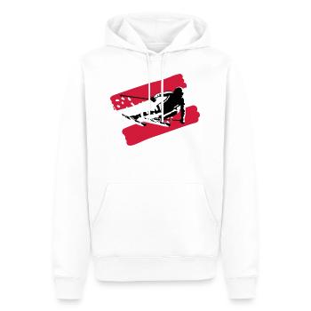 Ski Austria, skiing - Men’s Premium Organic Hoodie - white - Front - Nico (187cm)