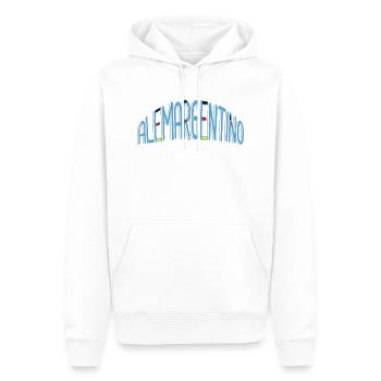 Argentinien-Deutsche deutsch-argentinisch Geschenk - Männer Premium Bio Hoodie - Weiß - Vorne - Nico (187cm)
