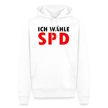 Spd - Männer Premium Bio Hoodie - Weiß - Vorne - Nico (187cm)