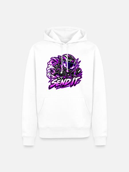 VTX-Send-it - Männer Premium Bio Hoodie - Weiß