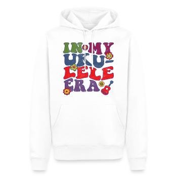 In my Ukulele Era - Men’s Premium Organic Hoodie - white - Front - Nico (187cm)