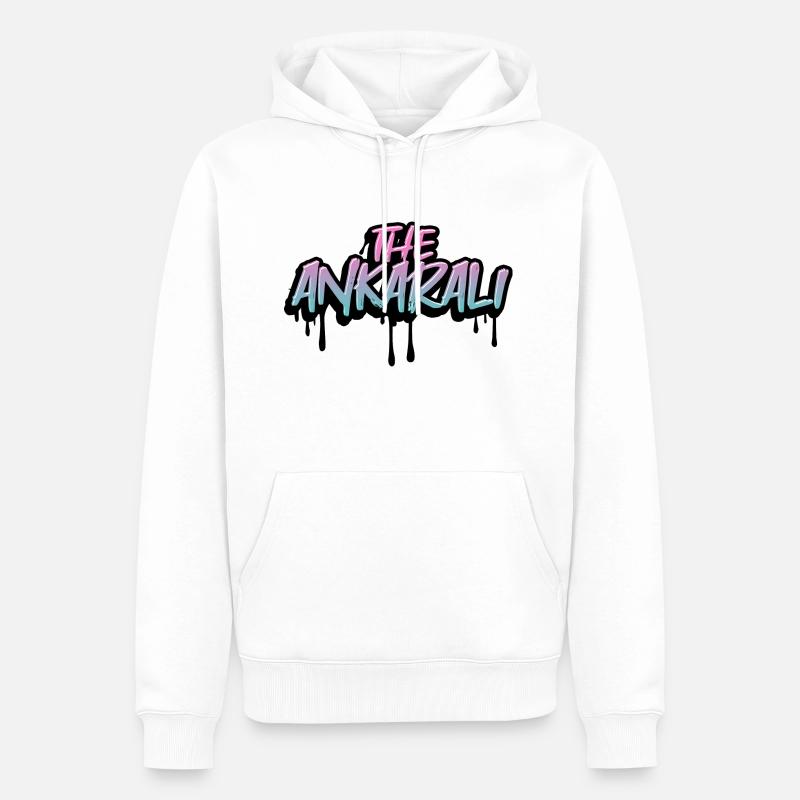 L’Ankarali - Sweat à capuche Premium bio Homme - blanc