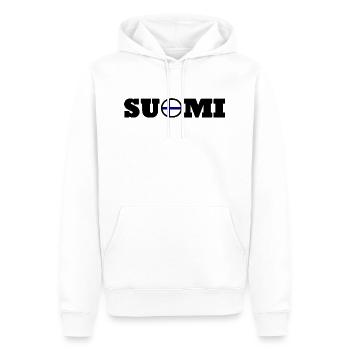 La Finlande - Sweat à capuche Premium bio Homme - blanc - Devant - Nico (187cm)