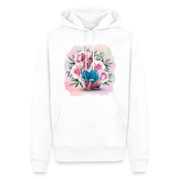 Chat Sphynx pour les amoureux des chats - Sweat à capuche Premium bio Homme - blanc - Devant - Nico (187cm)