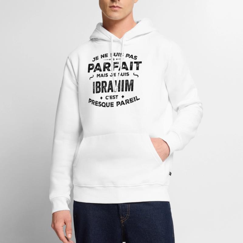 Ibrahim – A Funny and Proud First Name, Legend Men’s Premium Organic Hoodie