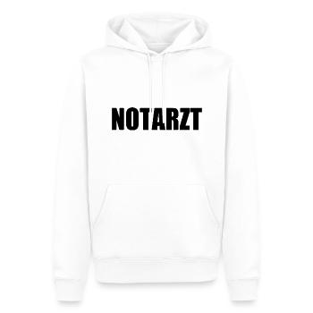 Notarzt - Männer Premium Bio Hoodie - Weiß - Vorne - Nico (187cm)