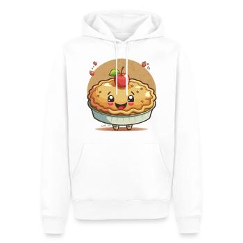 Thanksgiving-Kuchen - Männer Premium Bio Hoodie - Weiß - Vorne - Nico (187cm)
