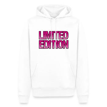 LIMITED EDITION - Männer Premium Bio Hoodie - Weiß - Vorne - Nico (187cm)