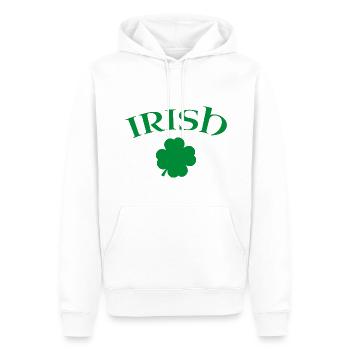 Irish - Men’s Premium Organic Hoodie - white - Front - Nico (187cm)