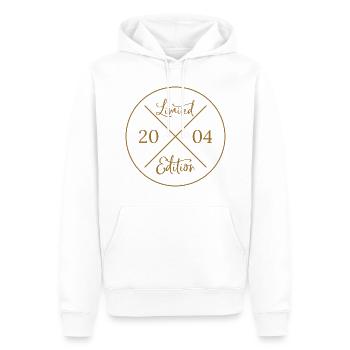Edition limitée 2004 - Sweat à capuche Premium bio Homme - blanc - Devant - Nico (187cm)