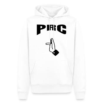 Prc Balkans Serbie - Sweat à capuche Premium bio Homme - blanc - Devant - Nico (187cm)