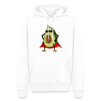 Masque de cape de héros de super-héros avocat drôle - Sweat à capuche Premium bio Homme - blanc - Devant - Nico (187cm)
