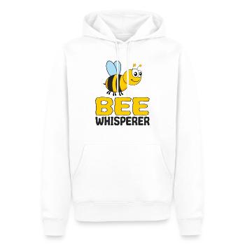 Bees Whisperer Bee Petite bande dessinée pour filles - Sweat à capuche Premium bio Homme - blanc - Devant - Nico (187cm)