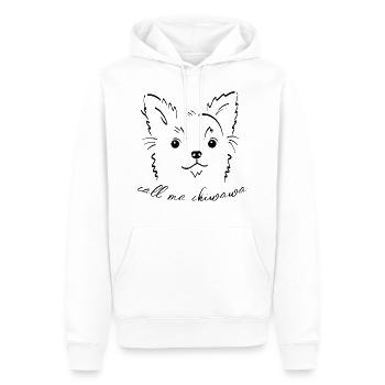 Call me Chiwawa süsser kleiner Hund Chihuahua - Männer Premium Bio Hoodie - Weiß - Vorne - Nico (187cm)
