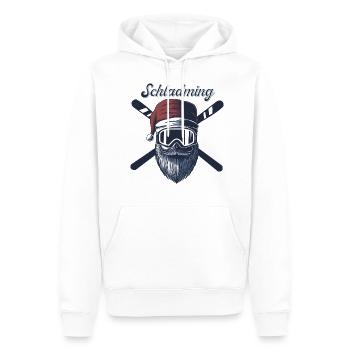 Schladming Ski Sknowboard - Männer Premium Bio Hoodie - Weiß - Vorne - Nico (187cm)