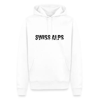 Swiss Alps Swiss Alps Mountain - Men’s Premium Organic Hoodie - white - Front - Nico (187cm)