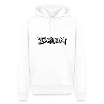 Dresden Tag - Männer Premium Bio Hoodie - Weiß - Vorne - Nico (187cm)