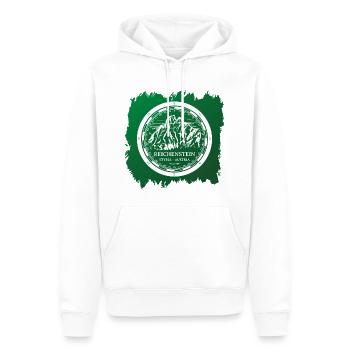 Berg Reichenstein - Styria Austria Alps - Men’s Premium Organic Hoodie - white - Front - Nico (187cm)