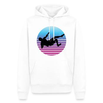 Climber Women Bouldering Climber Bouldering - Men’s Premium Organic Hoodie - white - Front - Nico (187cm)