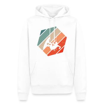 Kite Kitesurf Kitesurf Kitesurf Femmes Kitesurf - Sweat à capuche Premium bio Homme - blanc - Devant - Nico (187cm)