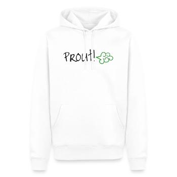 Prout! - Sweat à capuche Premium bio Homme - blanc - Devant - Nico (187cm)