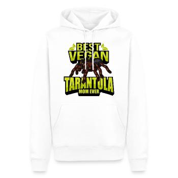 Tarantula Veganer - Männer Premium Bio Hoodie - Weiß - Vorne - Nico (187cm)