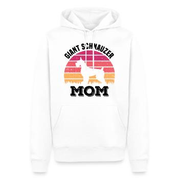 Schnauzer - Männer Premium Bio Hoodie - Weiß - Vorne - Nico (187cm)
