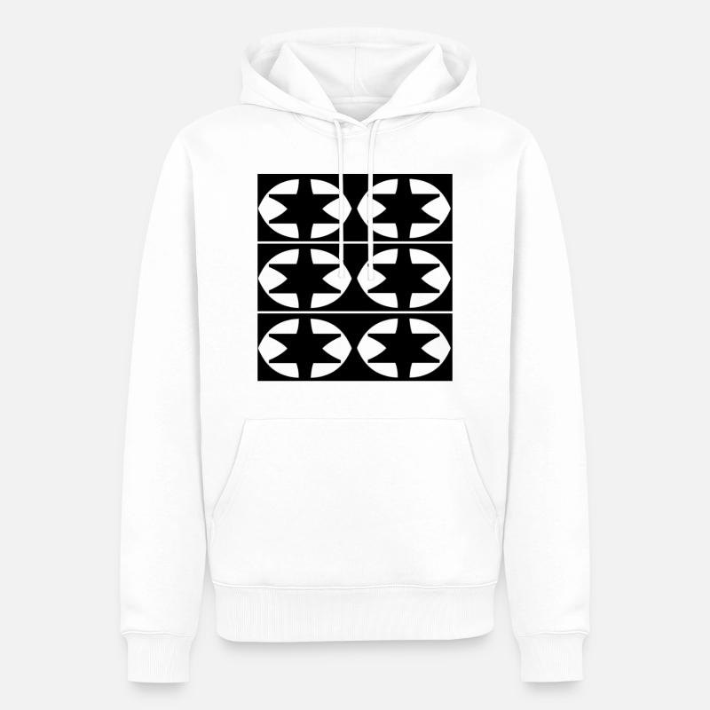 Grappe - Sweat à capuche Premium bio Homme - blanc