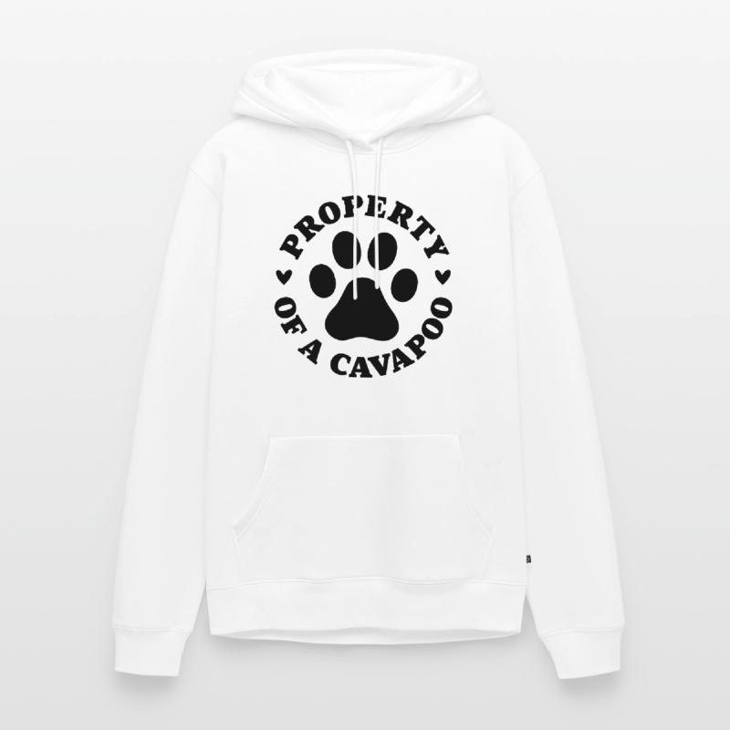 Propriété d’un Cavapoo Sweat à capuche Premium bio Homme