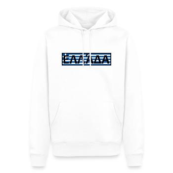 Greece Flag Europe Athens Crete Kos EU - Men’s Premium Organic Hoodie - white - Front - Nico (187cm)