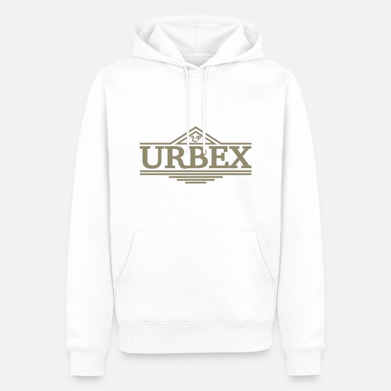 Urbex - Männer Premium Bio Hoodie - Weiß