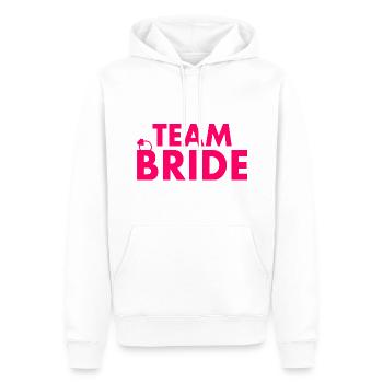 Team bride - Männer Premium Bio Hoodie - Weiß - Vorne - Nico (187cm)
